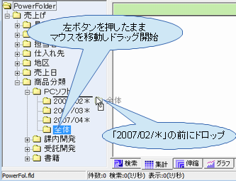 フォルダ「全体」の作成